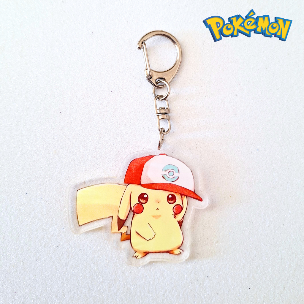 Chaveiro - Pikachu de boné - Pokémon
