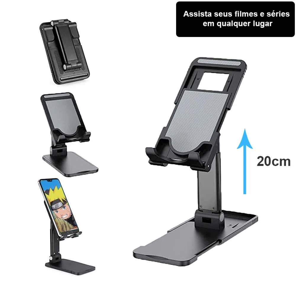 Suporte Universal De Mesa  Celular Tablet Dobrável Ajustável de Aço IT Blue  Le-048 em Oferta na Shopee