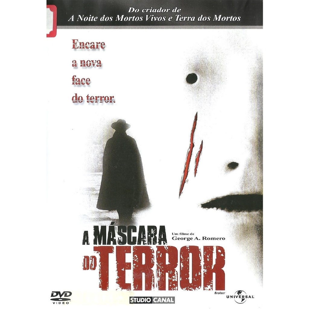 DVD Original: A Máscara do Terror (George A. Romero, Peter Stormare, Leslie Hope, Andrew Tarbet, Jason Flemyng, Nina Garbiras, Peter Grunwald, Tom Atkins, Serial Killer)