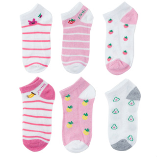 Kit 12 pares de aleatórios Meias Infantil Feminina  com Cores e Desenhos Variados Cor fofa combinando meias infantis em Oferta na Shopee