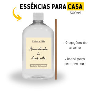 Aromatizador de Ambiente Difusor Varetas 500ml Cheiroso Aromas Escolha em Oferta na Shopee