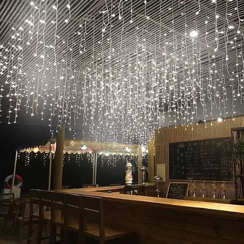 Cascata Led 400 Leds Pisca Fixo 10m Decoração Festas Casamentos Luzes de Natal (Branco Frio/Branco Quente) em Oferta na Shopee