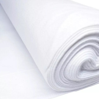 Retalho Recorte Feltro Liso Cor Branco Santa Fé para Artesanato