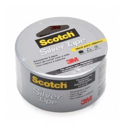 Detalhes do Fita Silver Tape 45Mm 5M Cinza 3M