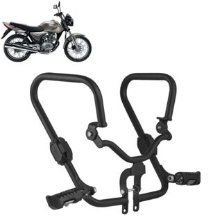 Protetor De Carenagem Cromo Forte Shield Com Pedaleira Retrátil Titan 150 2004 À 2008 em Oferta na Shopee