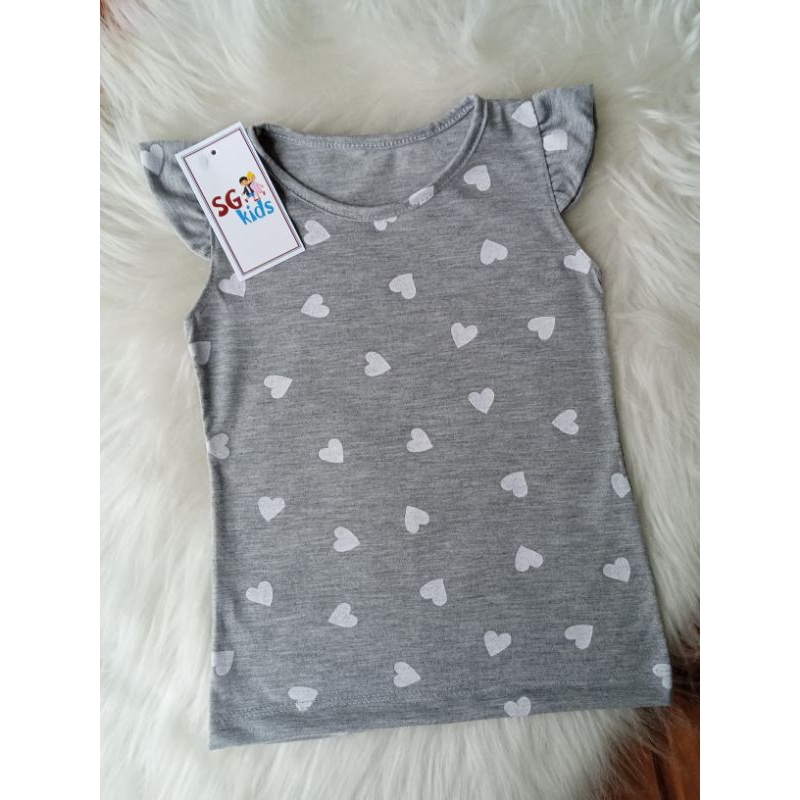 Blusa Infantil Manga Franzida Estampada — imagem 2 de 2