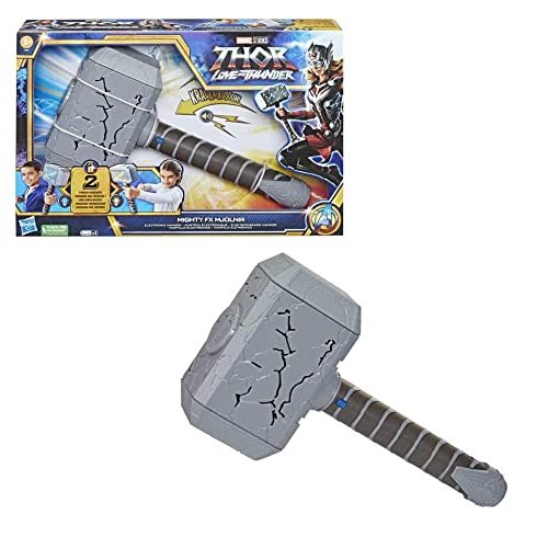 Machado Eletrônico Marvel Thor Love and Thunder Mighty FX Mjolnir F3359 - Hasbro