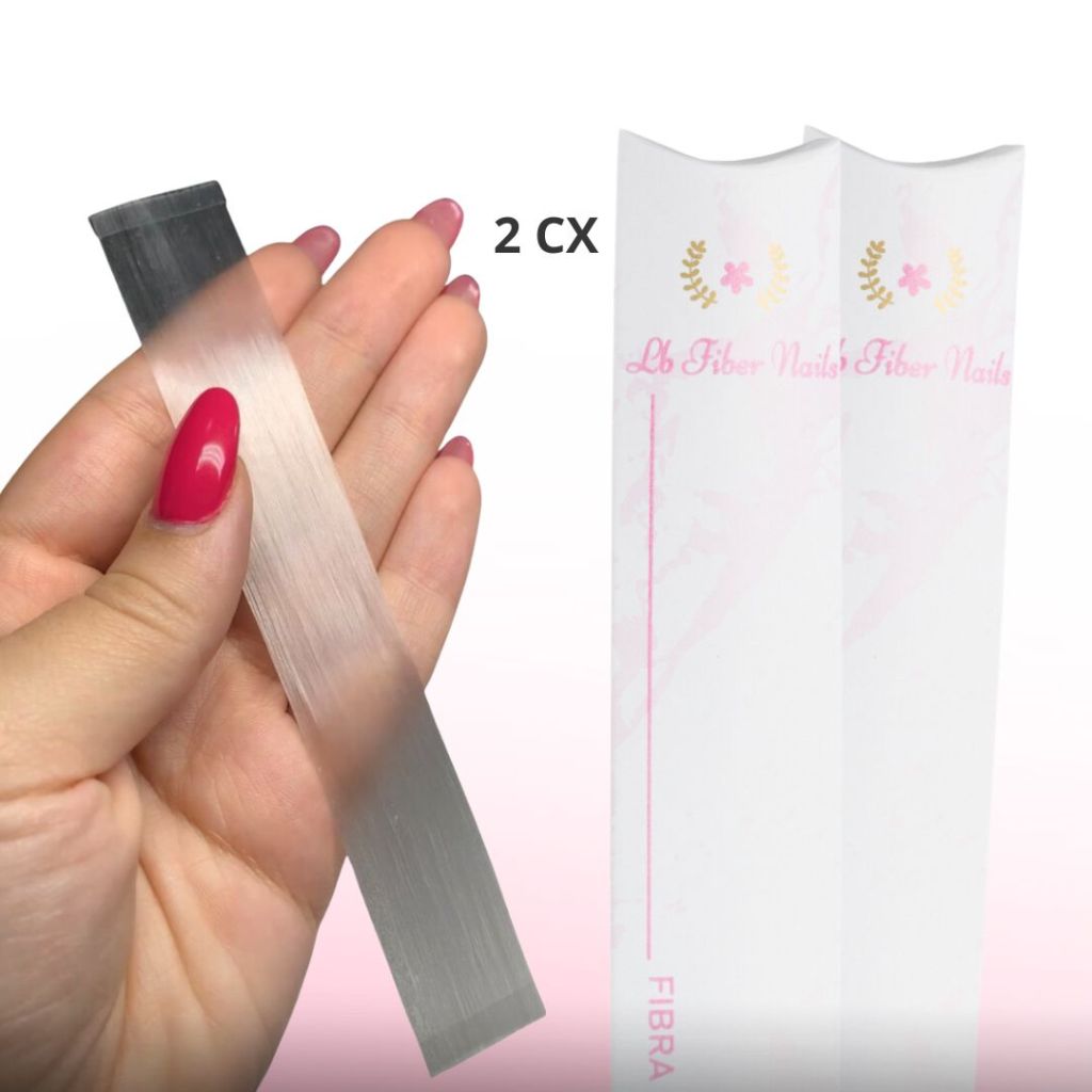 Combo Fibras de Vidro SELADAS - 100 Unhas - LB Fiber Nails em Oferta na Shopee