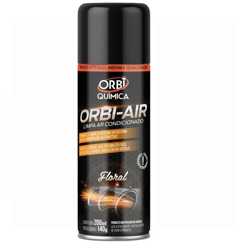 Higienizador Limpa Ar Condicionado Orbi Air Spray Floral 200ml
