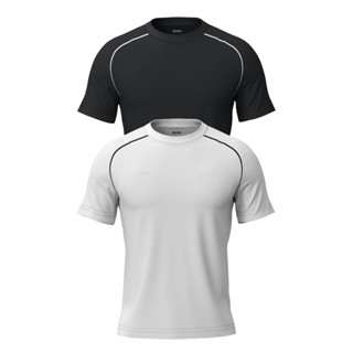 Kit 2 Camisetas Masculinas Esportiva P/Academia Dry Fitness