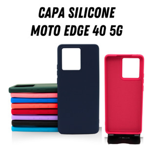 Capa Silicone Moto Edge 40 5G