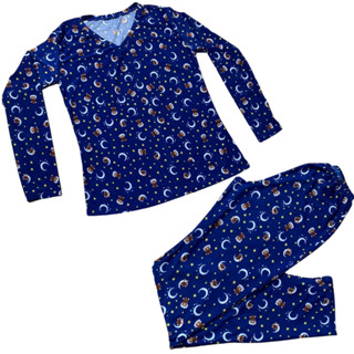 Pijama De Inverno em Liganete Estampado Strin 2