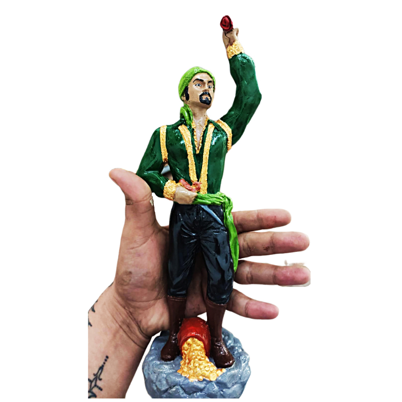 Estatua Imagem Cigano Juan / Cigano Pablo / Cigano Vladimir em Gesso Umbanda