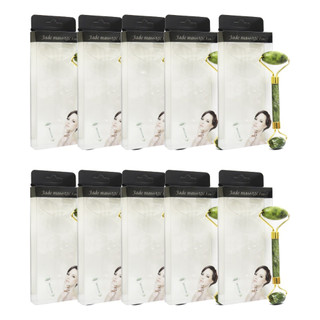 10 Rolinhos Facial Pedra De Jade Massageador Atacado
