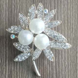 1 Peça Broches Strass Anti-Reflexo Terno Broches Gola Alfinete Jóias