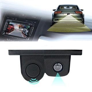 Câmera De Ré Estacionamento Carro Automotiva Com Sensor Colorida Noturna