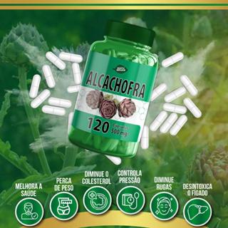Alcachofra 120 cápsulas 500mg em Oferta na Shopee