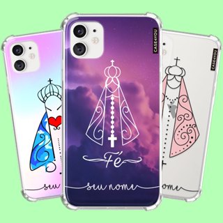 Capa Capinha de celular Personalizada Anti-impacto com nome Nossa Senhora