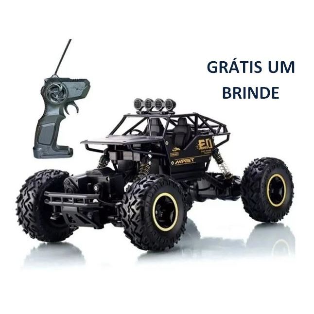 Carrinho 4x4 Metal Crawler Rc 2.4 Monster Truck P.entrega + SURPRESA