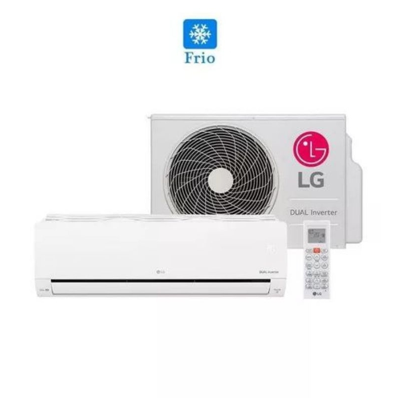 Ar Condicionado Hi Wall LG Dual Inverter Voice 9.000 Btus Frio 220v R-32