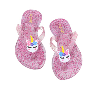 Chinelo unicórnio glitter sandália menina infantil Juju Shoes em Oferta na Shopee