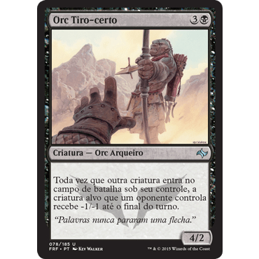 Orc Tiro-certo - Magic The Gathering