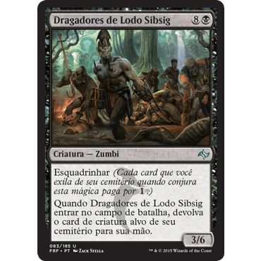 Dragadores de Lodo Sibsig (Zumbi) - - Magic The Gathering