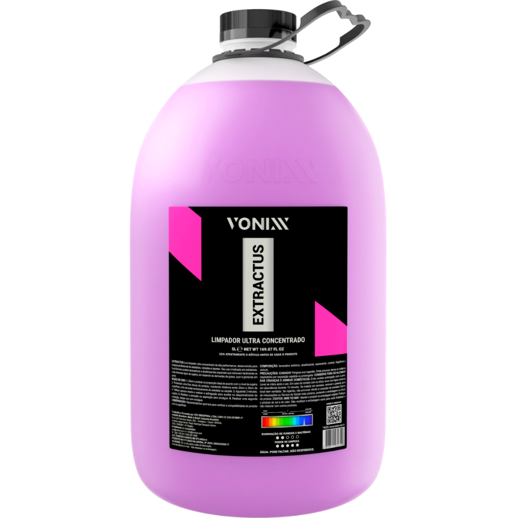 Produto Para Limpar Sofá Banco Estofado Extractus 5L Vonixx