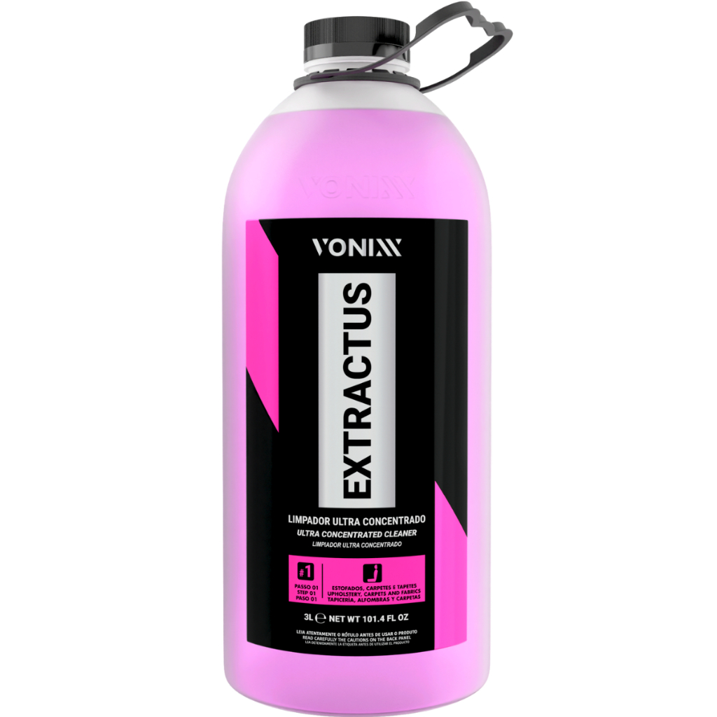 Produto para Limpar Sofá Estofados Banco de Carro Extractus 3L Vonixx - Spare Parts and Accessories for Vehicles