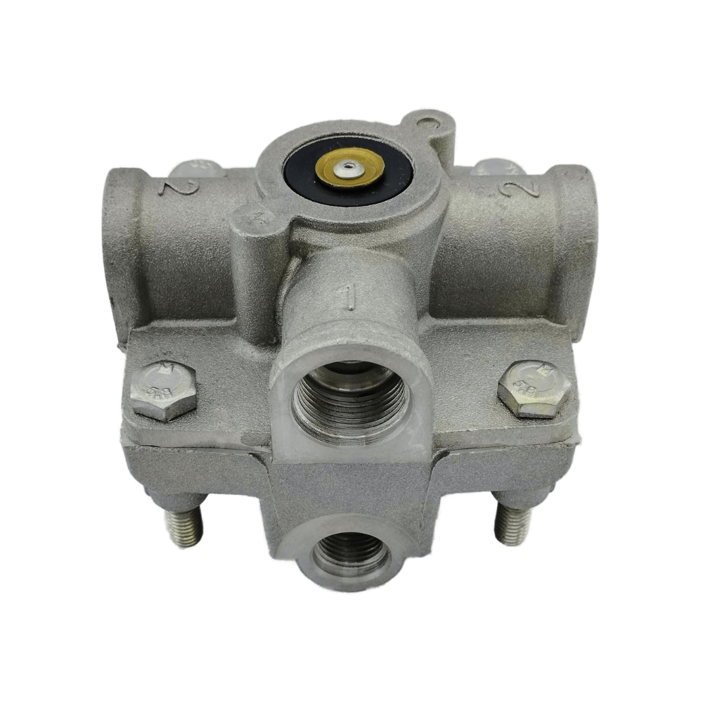 VÁLVULA RELÉ MODERNA TIPO WABCO SAÍDAS 1,2: 22MM E 4: 16MM MERCEDES BENZ VOLVO SCANIA IVECO