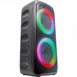 super caixa potente de som potente estilo JBL completa com entrada microfone 2 alto falante 200w