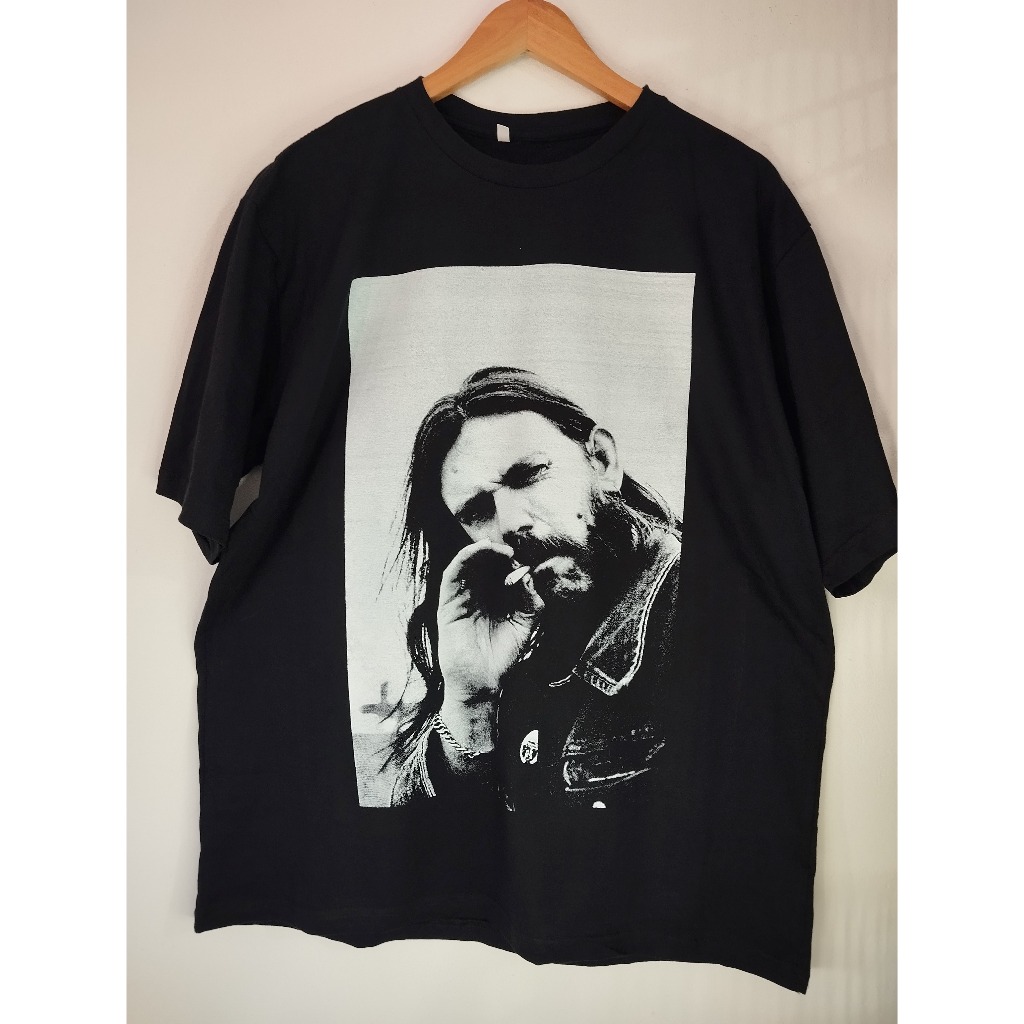 Camisa de Rock Motorhead Lemmy Kilmister Camiseta de Banda Heavy Metal Vintage - Linha Premium