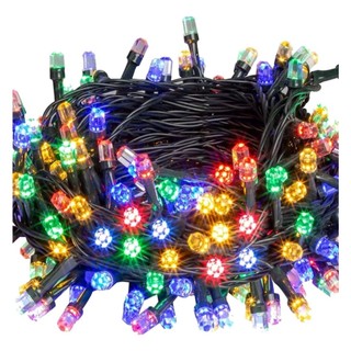Pisca Pisca Led Luz De Natal 100 LEDS 8 Funções 9 Metros Branco Led e Colorido