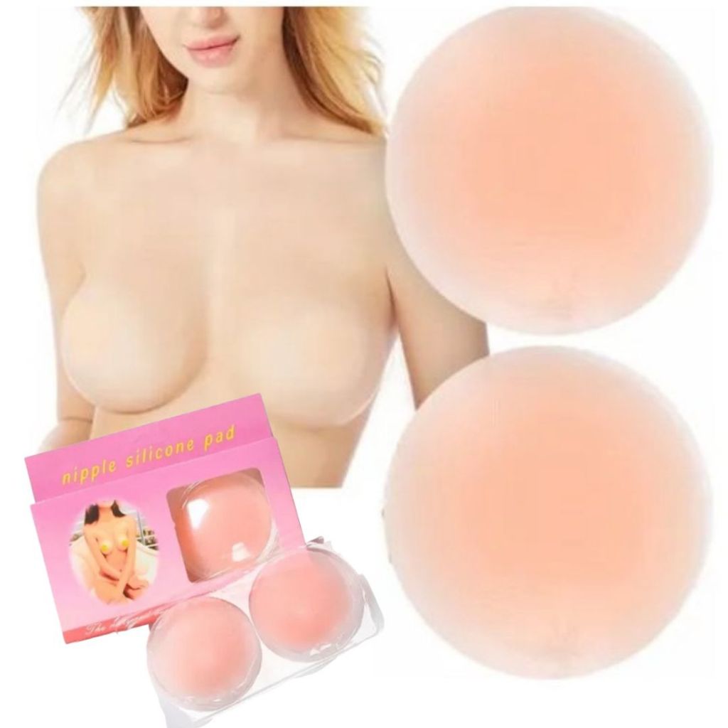 Protetor Tapa Mamilos Adesivo de Silicone para Mamas 01 Par