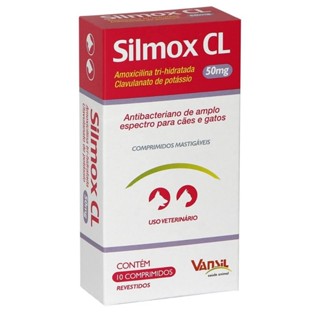 Silmox CL Vansil 50 Mg P/ Cães e Gatos (10 comprimidos)