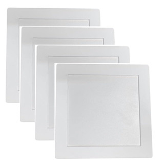KIT 4 Plafon Led Quadrado 24w Painel Sobrepor Slim 1ª Linha 30x30 cm 6500K Branca Fria Lâmpada Branco Frio Luz Luminária Quadrada Teto