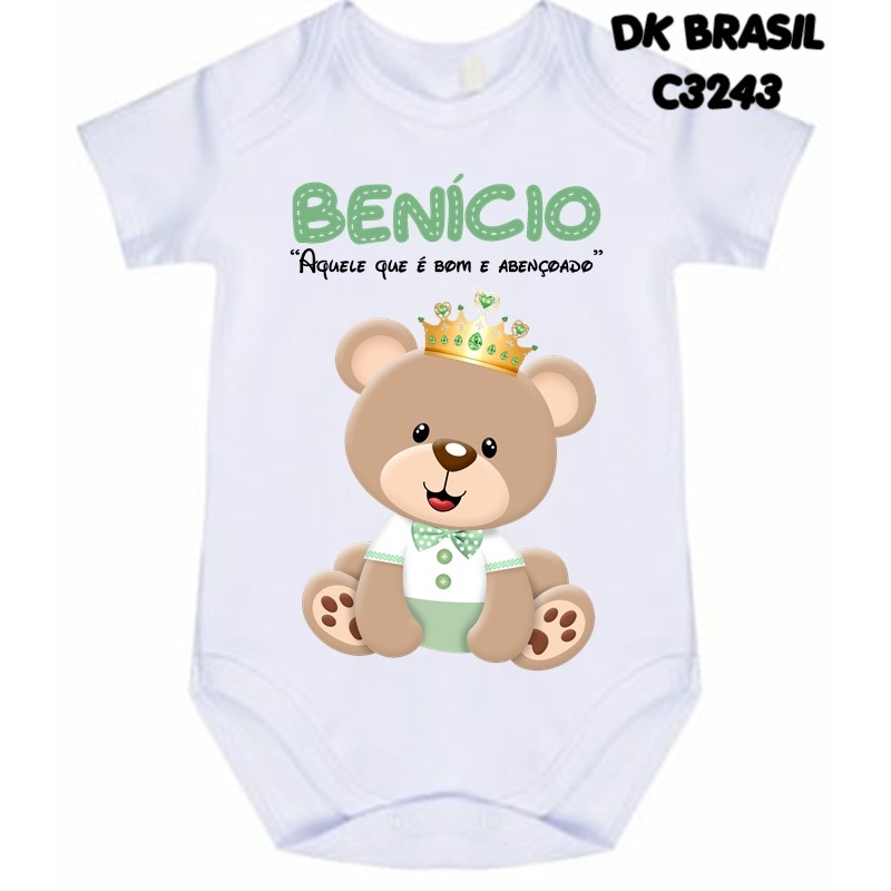 Body Urso Príncipe Verde Significado do nome Benício