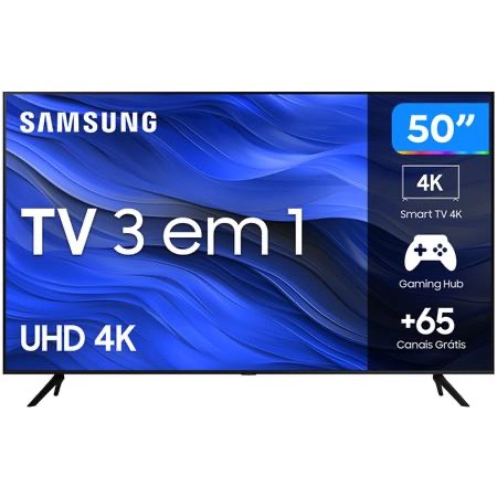 Smart TV 50” UHD 4K LED Samsung 50CU7700