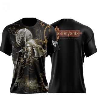 Camiseta Personalizada Castlevania Symphony of The Night Camisa Dry Fit Masculino em Oferta na Shopee