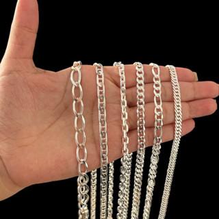 Cordão Corrente Masculina 5mm Varios Modelos Banhado a prata 925 Legítimo