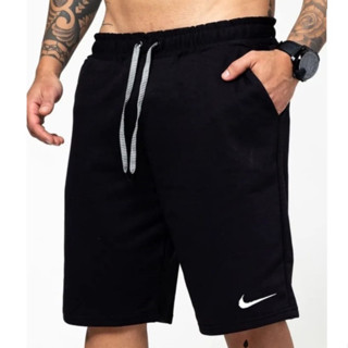 Bermudas Moletom Masculina c/bolso atrás elástico na cintura treino