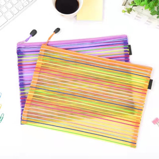 Kit 2 Estojo Multiuso Bolsinha Nylon Colorido Necessaire Promoção
