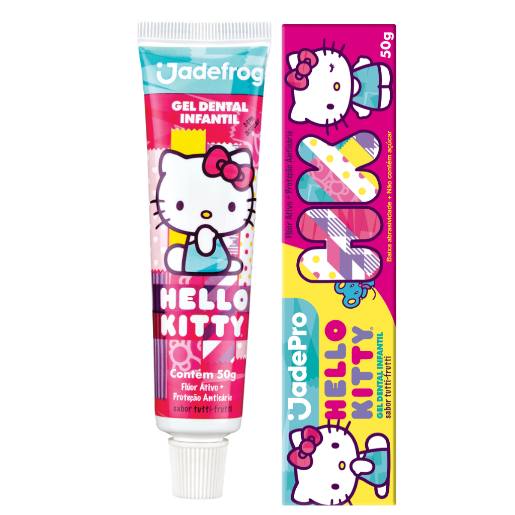 Pasta de Dente para Crianças sabor tutti-frutti Hello Kitty em Oferta na Shopee