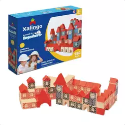 Blocos para Montar Brincando de Engenheiro 150 peças Xalingo - 53054