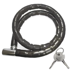 Trava Anti Furto Articulada Cadeado Moto Estepe 1,20 X 22mm Chave Tetra