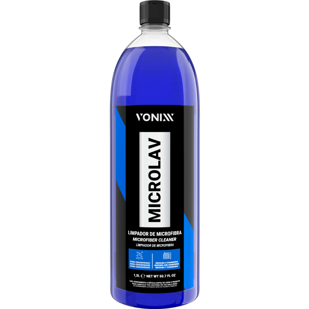 Microlav 1,5L Vonixx Shampoo Lava Pano Boinas Microfibra - Spare Parts and Accessories for Vehicles