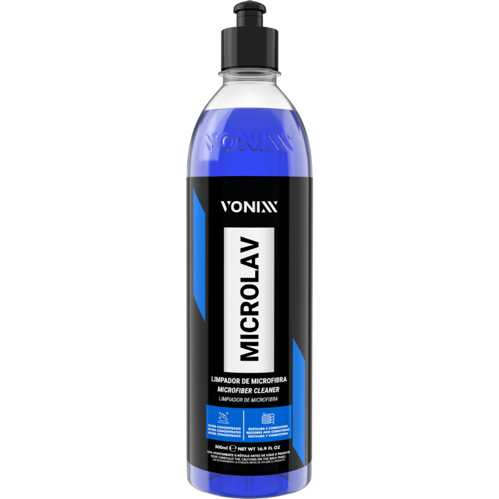 Microlav Shampoo Limpador Para Microfibra Vonixx 500ml - Spare Parts and Accessories for Vehicles