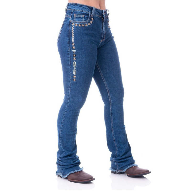 CALCA JEANS FEMININA TEXAS FARM- Spur