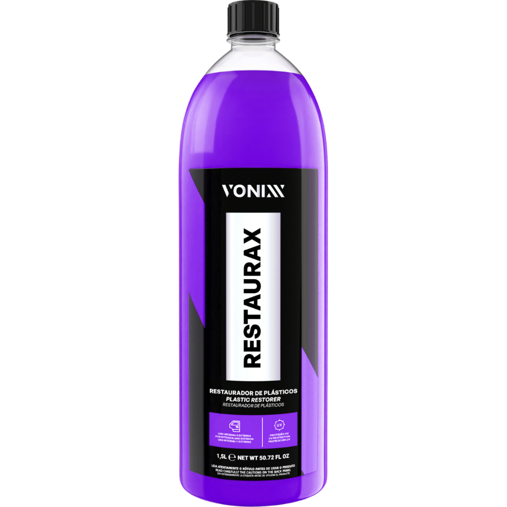 Restaurax 1,5L Vonixx Restaurador Automotivo Revitalizador de Plásticos em Oferta na Shopee
