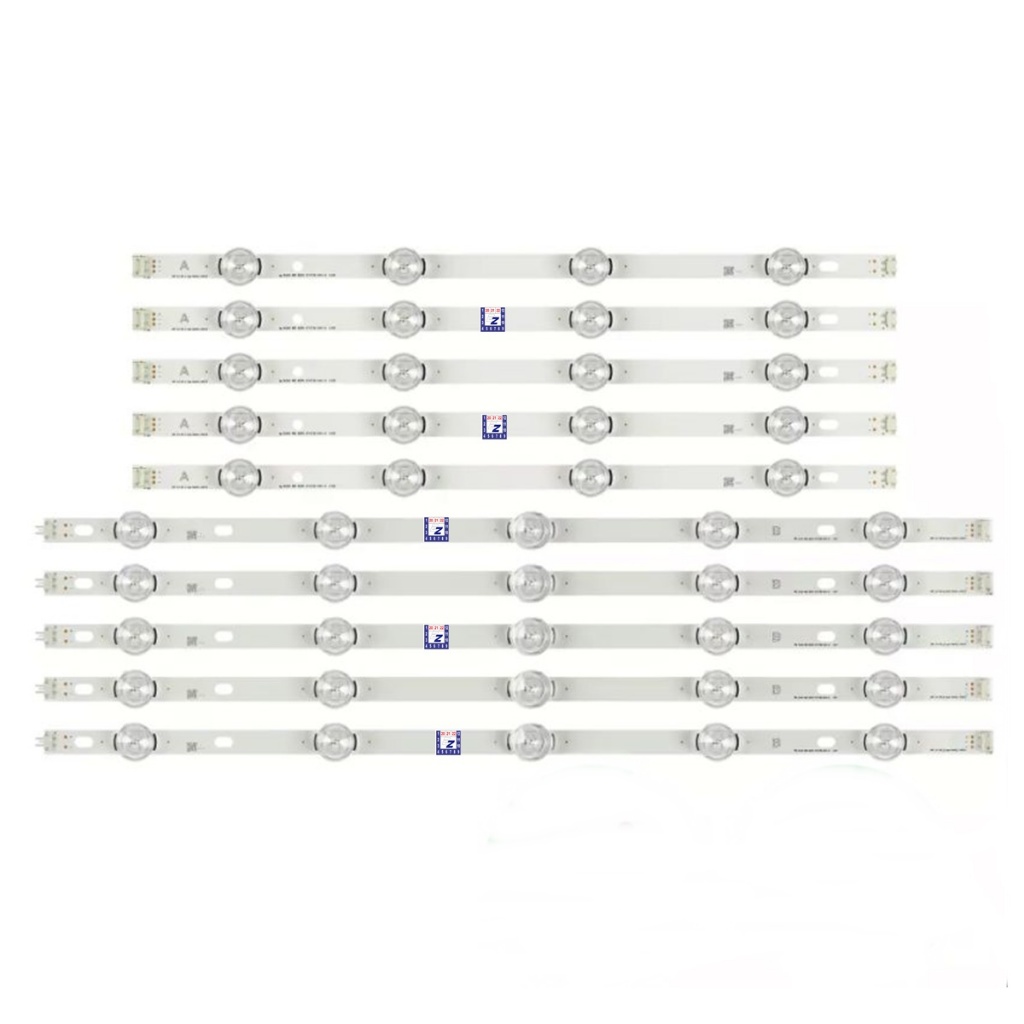 Kit 10 Barras Led Para Tv 50lb5500 50lb5600 50lb6500 50lb5800 Novo Garantia Otima Qualidade
